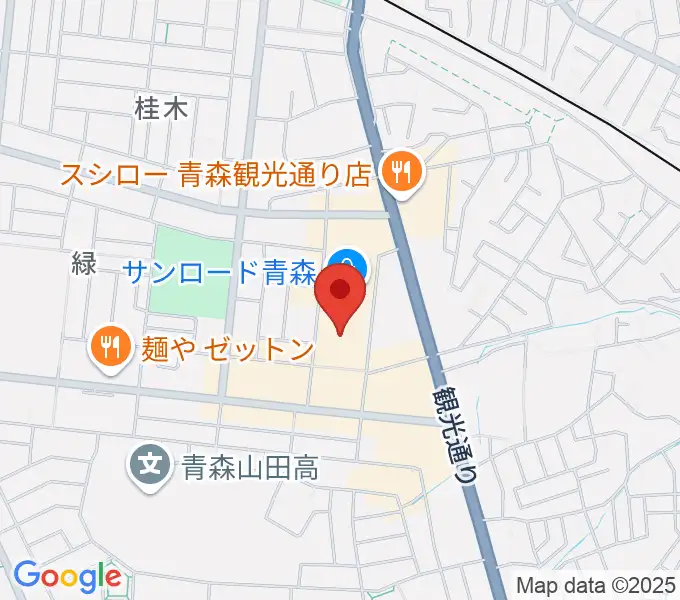 カルチャーセンターRAB学苑の地図