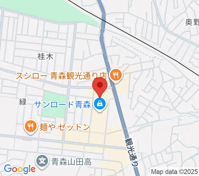 カルチャーセンターRAB学苑の地図