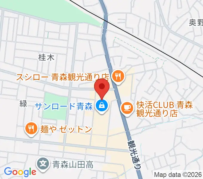 カルチャーセンターRAB学苑の地図