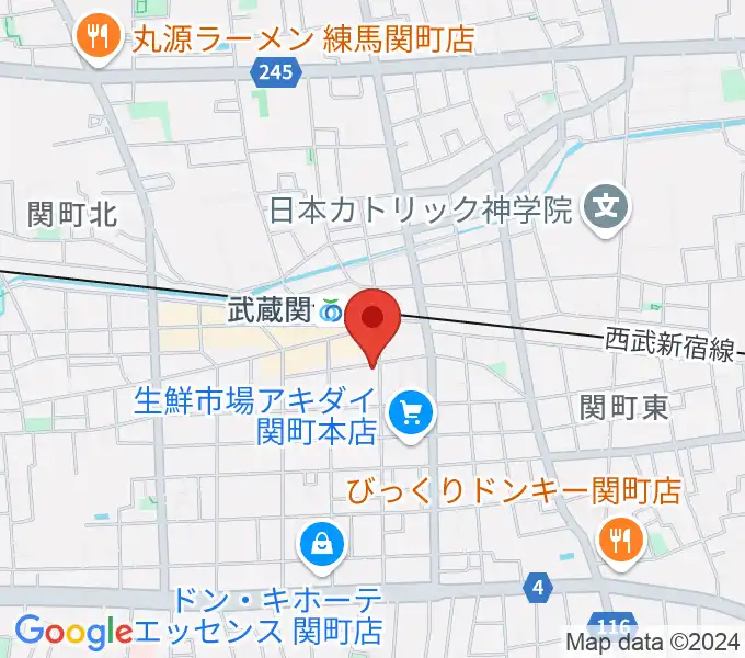 スタヂオワイズの地図