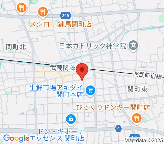 スタヂオワイズの地図