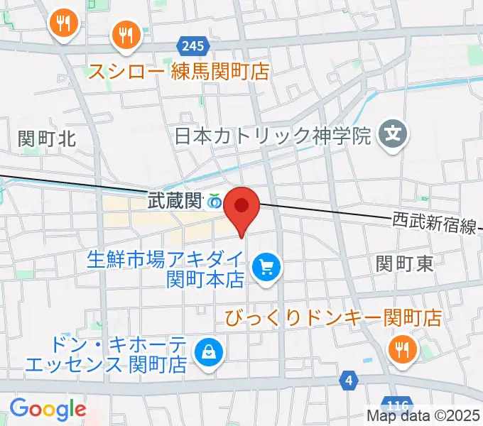 スタヂオワイズの地図