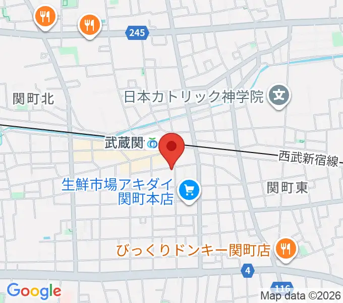 スタヂオワイズの地図