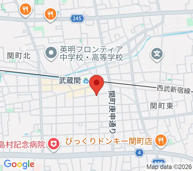 スタヂオワイズの地図