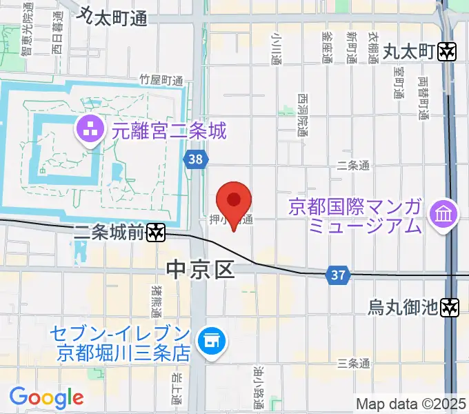 京都子どもの音楽教室の地図