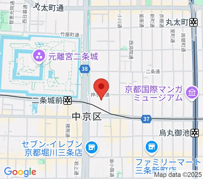 京都子どもの音楽教室の地図