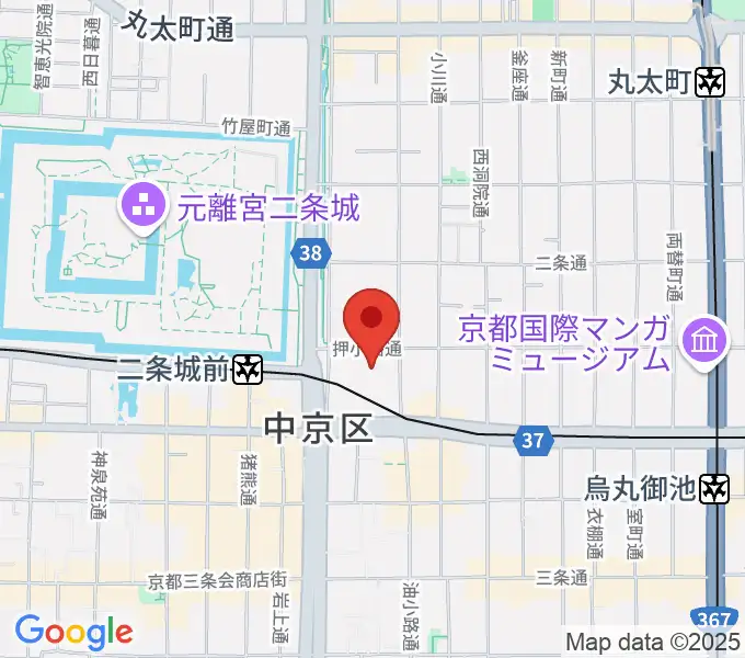 京都子どもの音楽教室の地図