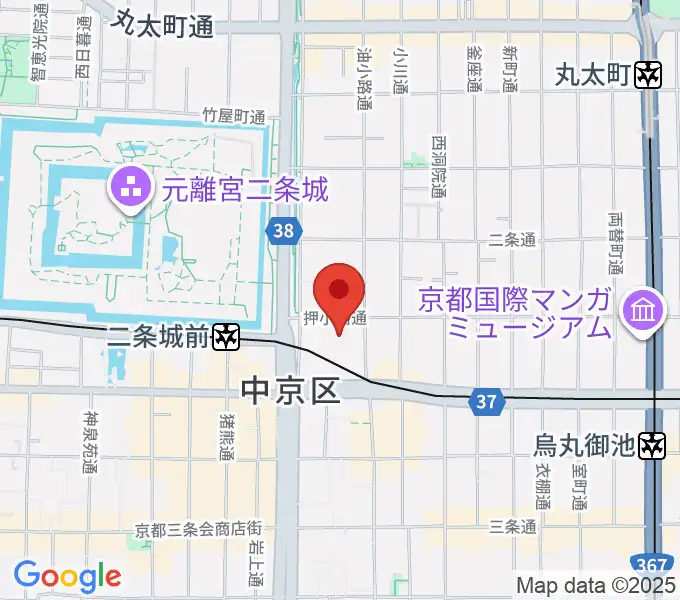 京都子どもの音楽教室の地図