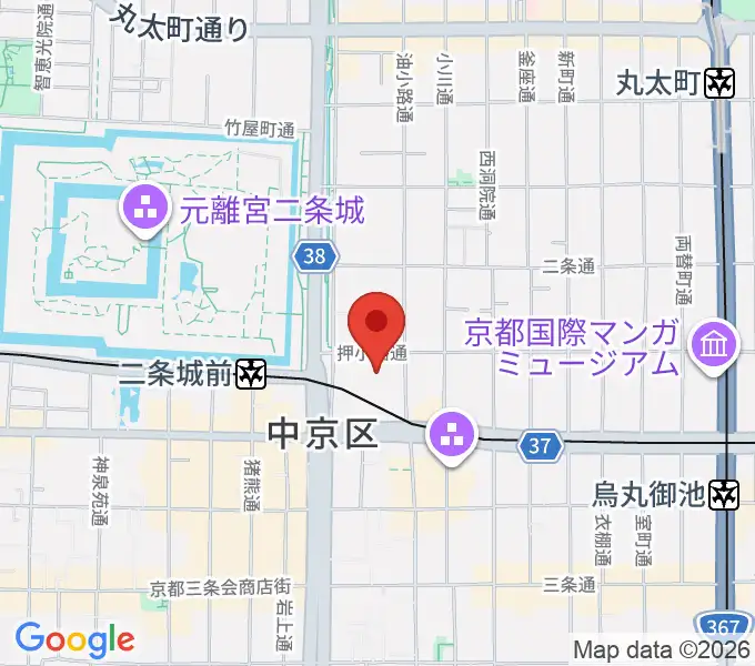 京都子どもの音楽教室の地図