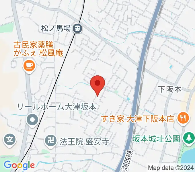 小林ピアノ教室の地図