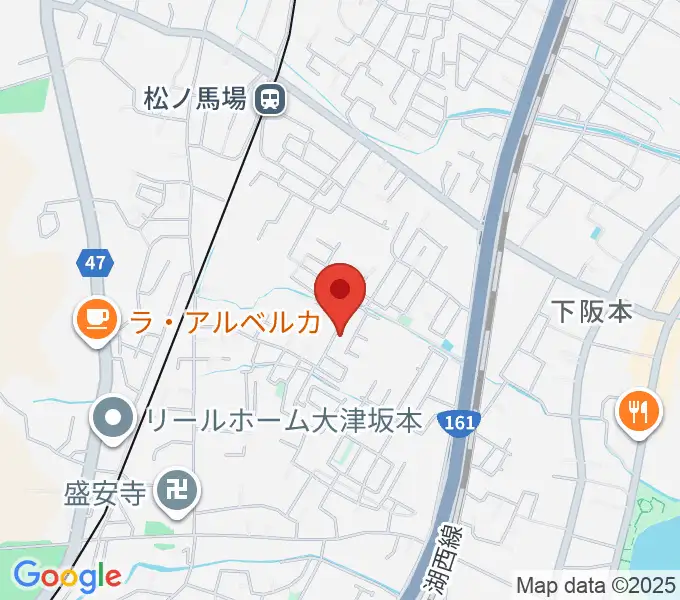 小林ピアノ教室の地図