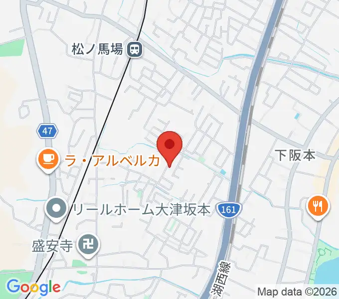 小林ピアノ教室の地図