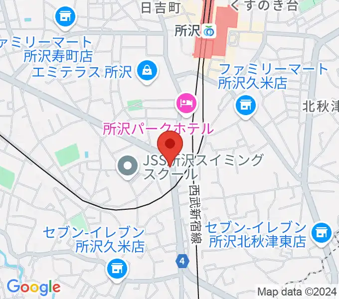 MTミュージックスクールの地図