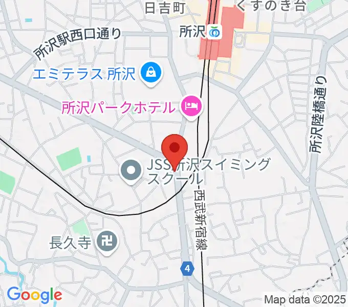 MTミュージックスクールの地図