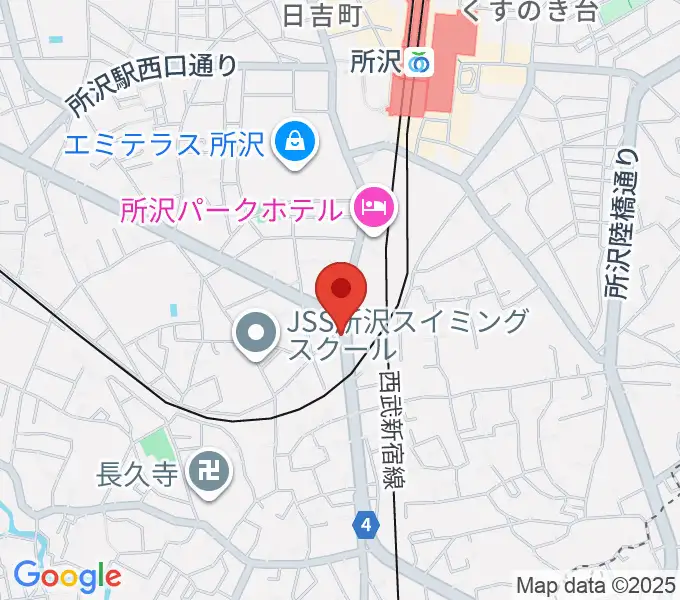 MTミュージックスクールの地図