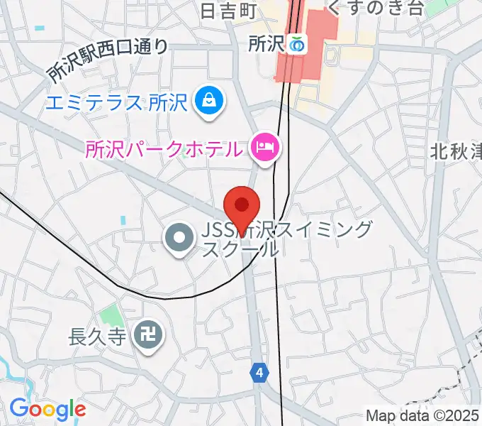 MTミュージックスクールの地図