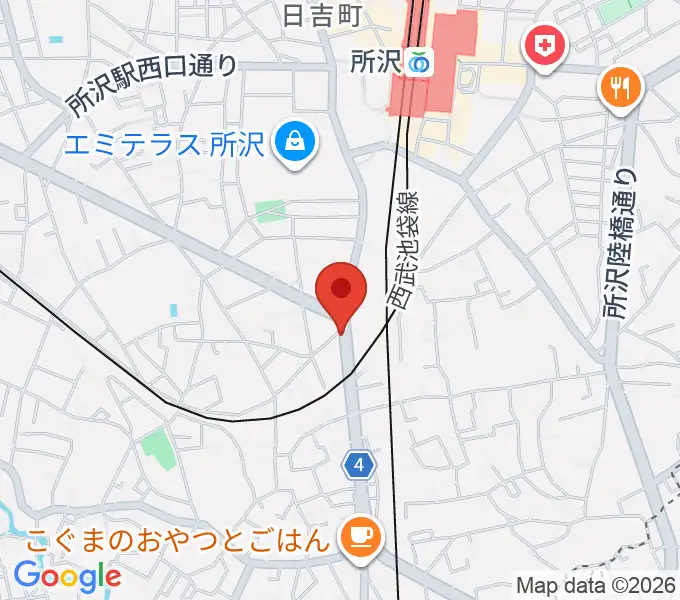 MTミュージックスクールの地図
