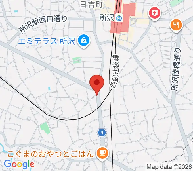 MTミュージックスクールの地図