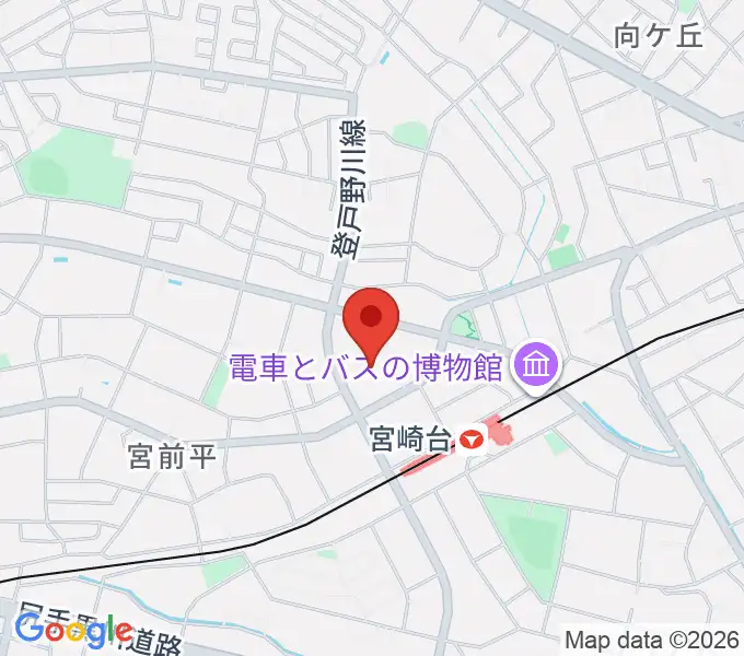 音楽教室ミューゼの地図
