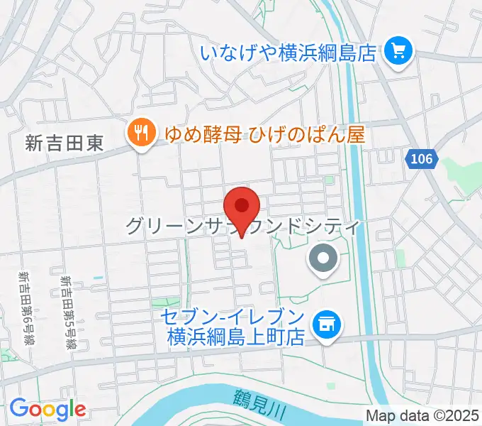 師岡ヴァイオリン教室の地図