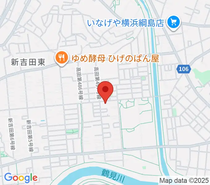 師岡ヴァイオリン教室の地図