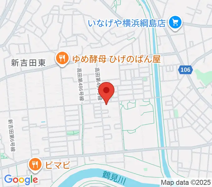 師岡ヴァイオリン教室の地図