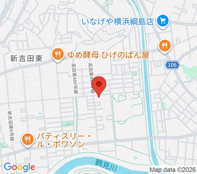 師岡ヴァイオリン教室の地図