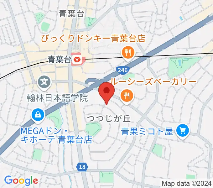 藤原音楽教室の地図