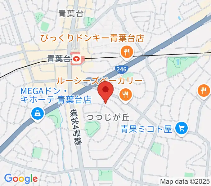 藤原音楽教室の地図
