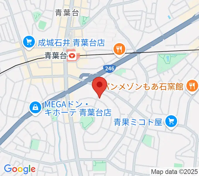 藤原音楽教室の地図