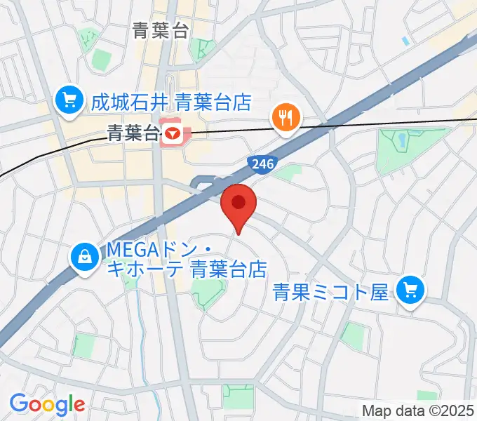 藤原音楽教室の地図