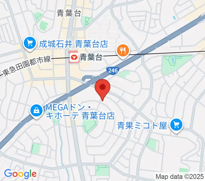 藤原音楽教室の地図