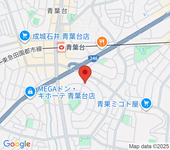 藤原音楽教室の地図