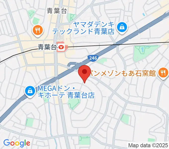 藤原音楽教室の地図