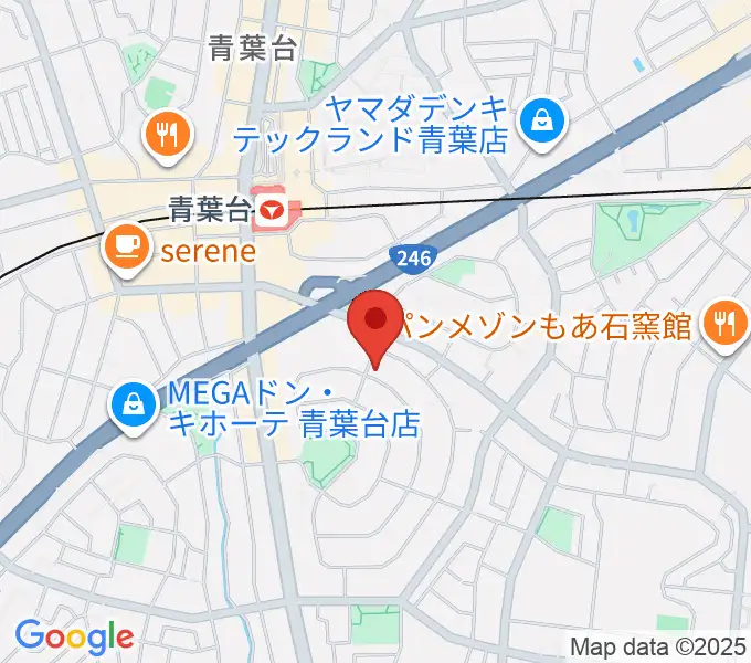 藤原音楽教室の地図