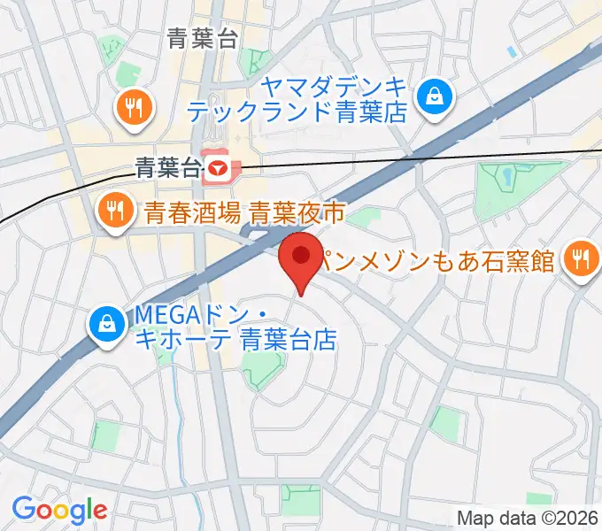 藤原音楽教室の地図