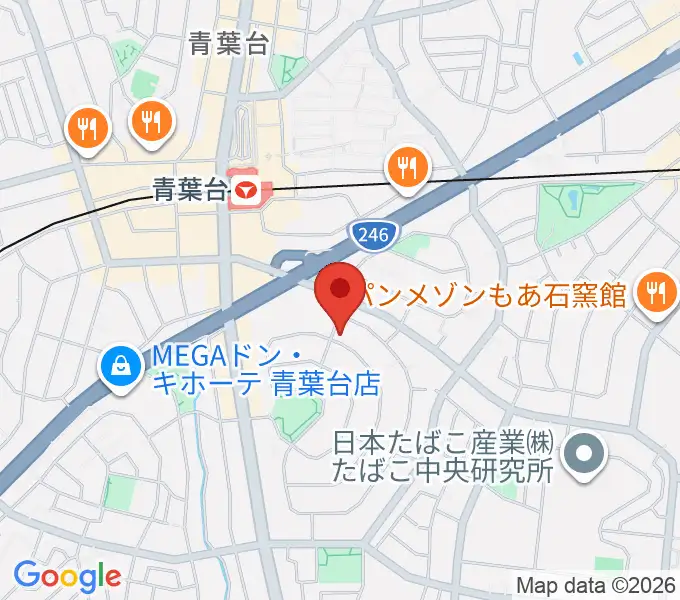 藤原音楽教室の地図