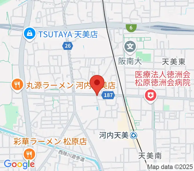 ハウスムジーク音楽教室の地図