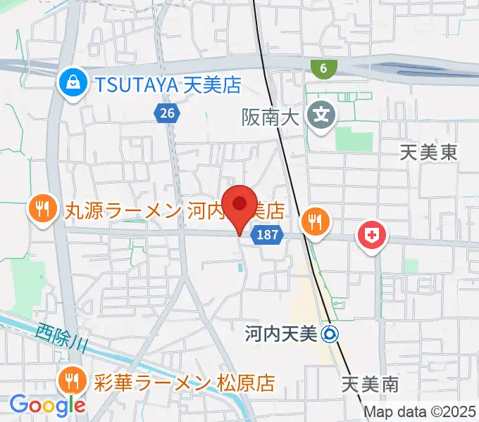 ハウスムジーク音楽教室の地図