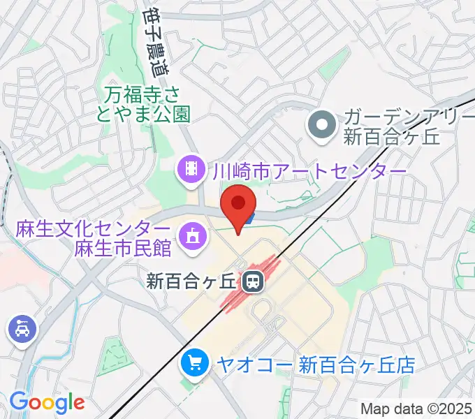 昭和音楽大学附属音楽・バレエ教室 新百合ヶ丘校の地図