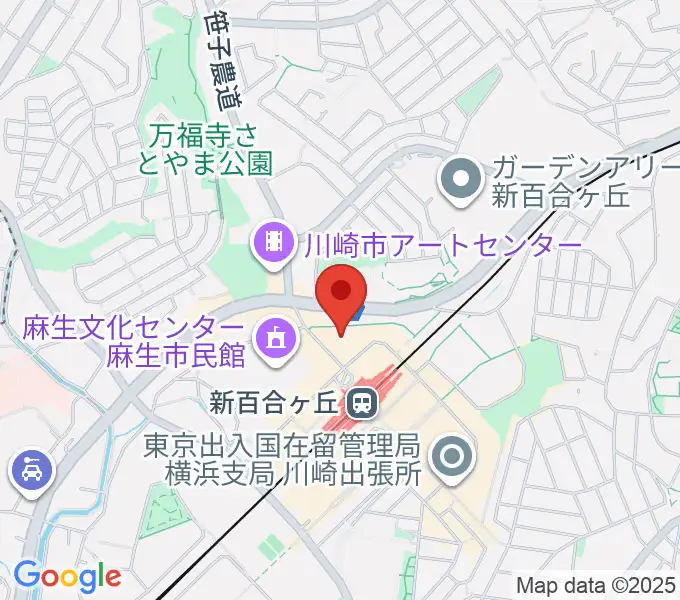 昭和音楽大学附属音楽・バレエ教室 新百合ヶ丘校の地図