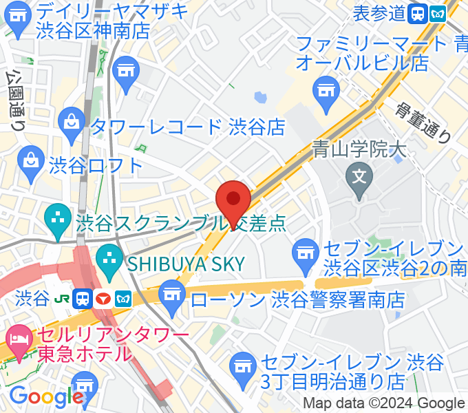 サウンドスタジオノア 渋谷1号店の場所