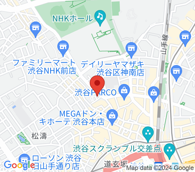サウンドスタジオノア 渋谷2号店の場所