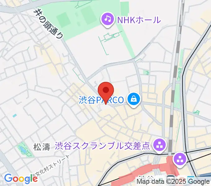 サウンドスタジオノア 渋谷2号店の地図