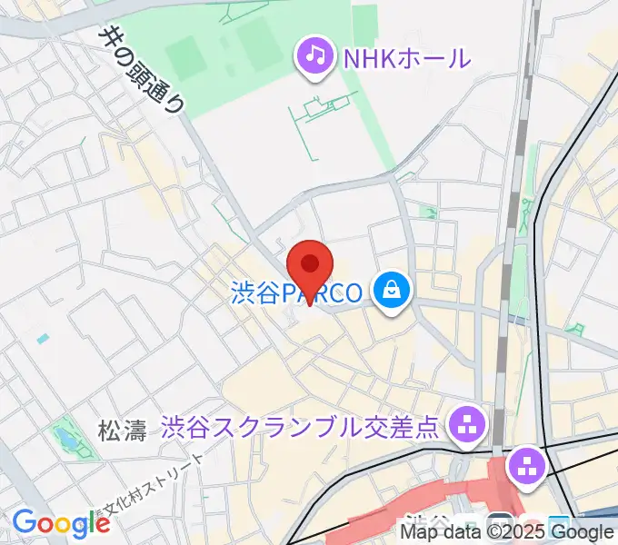 サウンドスタジオノア 渋谷2号店の地図