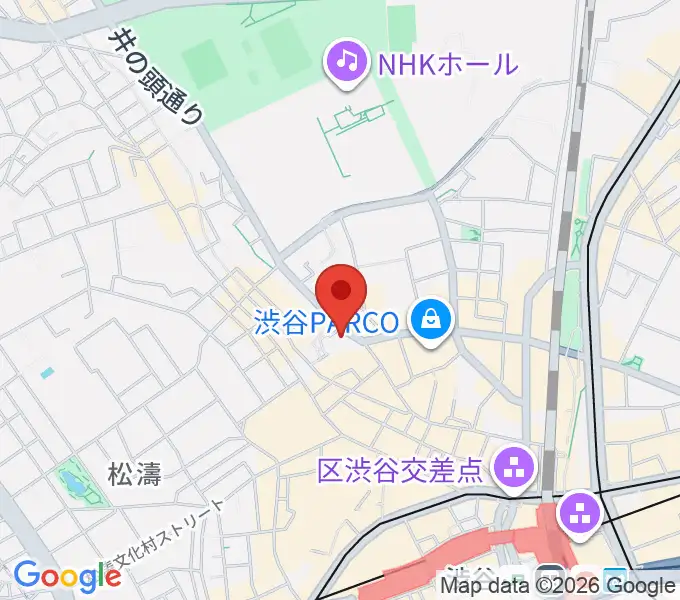サウンドスタジオノア 渋谷2号店の地図