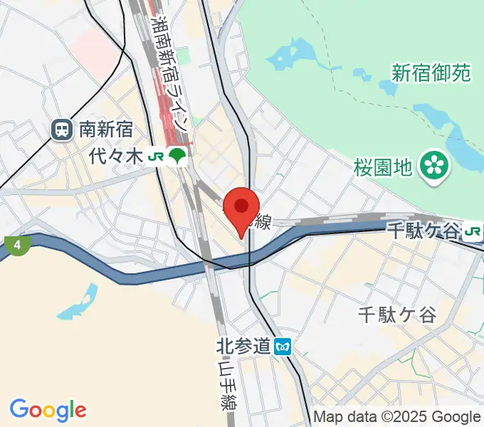 サウンドスタジオノア 代々木店の地図
