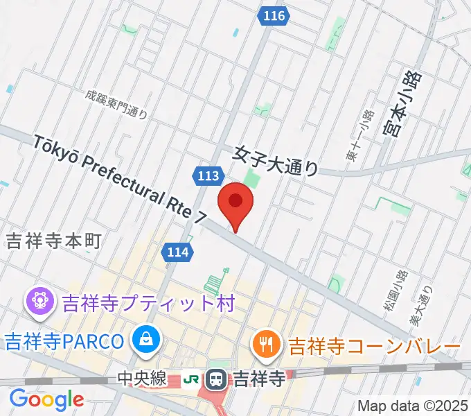 サウンドスタジオノア 吉祥寺店の地図
