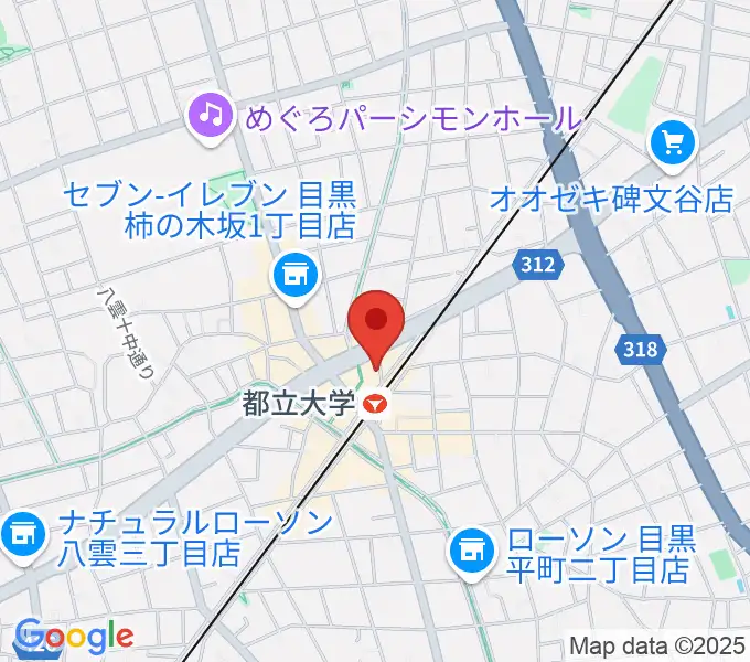 サウンドスタジオノア 都立大店の地図