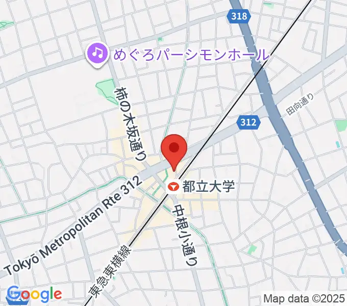 サウンドスタジオノア 都立大店の地図